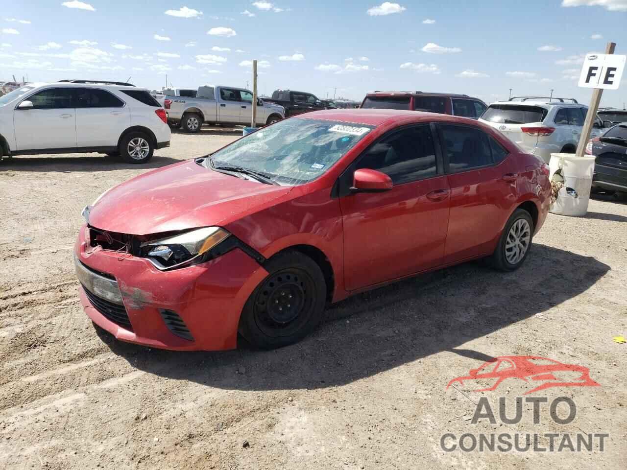 TOYOTA COROLLA 2016 - 2T1BURHE0GC588130