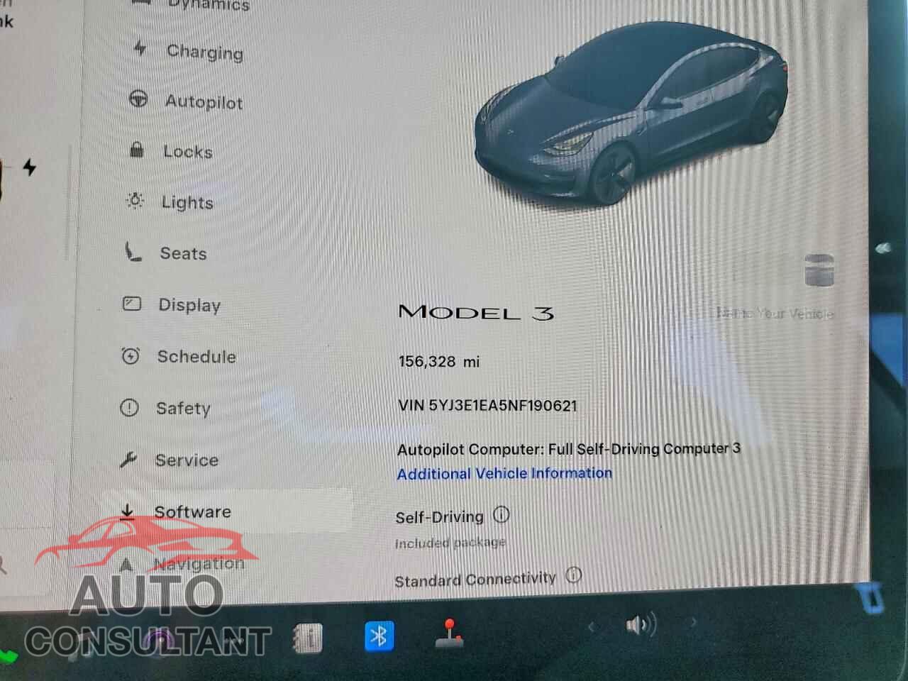 TESLA MODEL 3 2022 - 5YJ3E1EA5NF190621