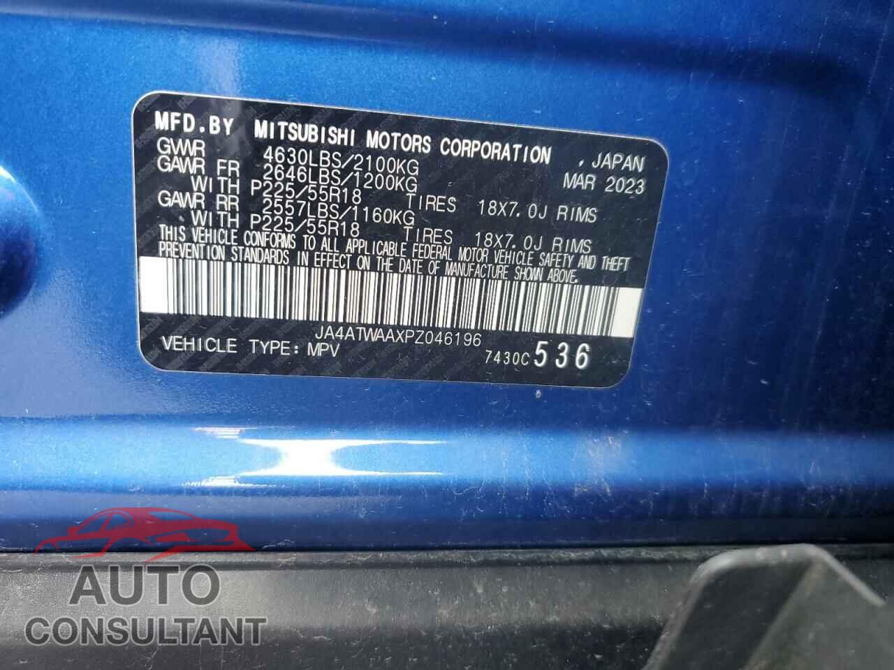 MITSUBISHI ECLIPSE 2023 - JA4ATWAAXPZ046196