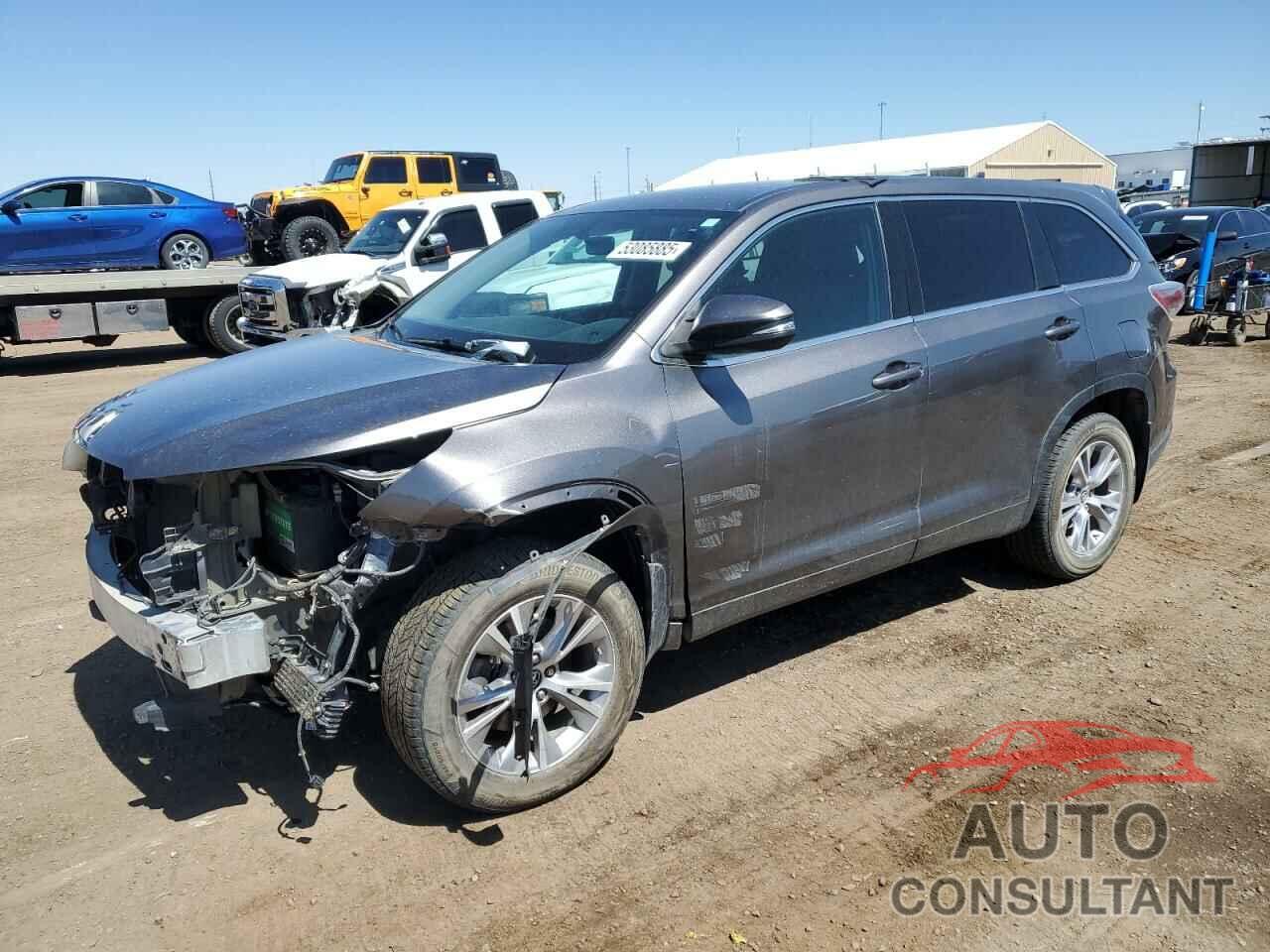 TOYOTA HIGHLANDER 2016 - 5TDBKRFH6GS353631