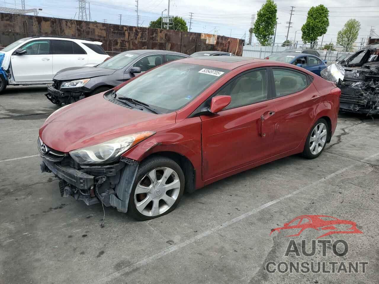 HYUNDAI ELANTRA 2013 - KMHDH4AE4DU519218