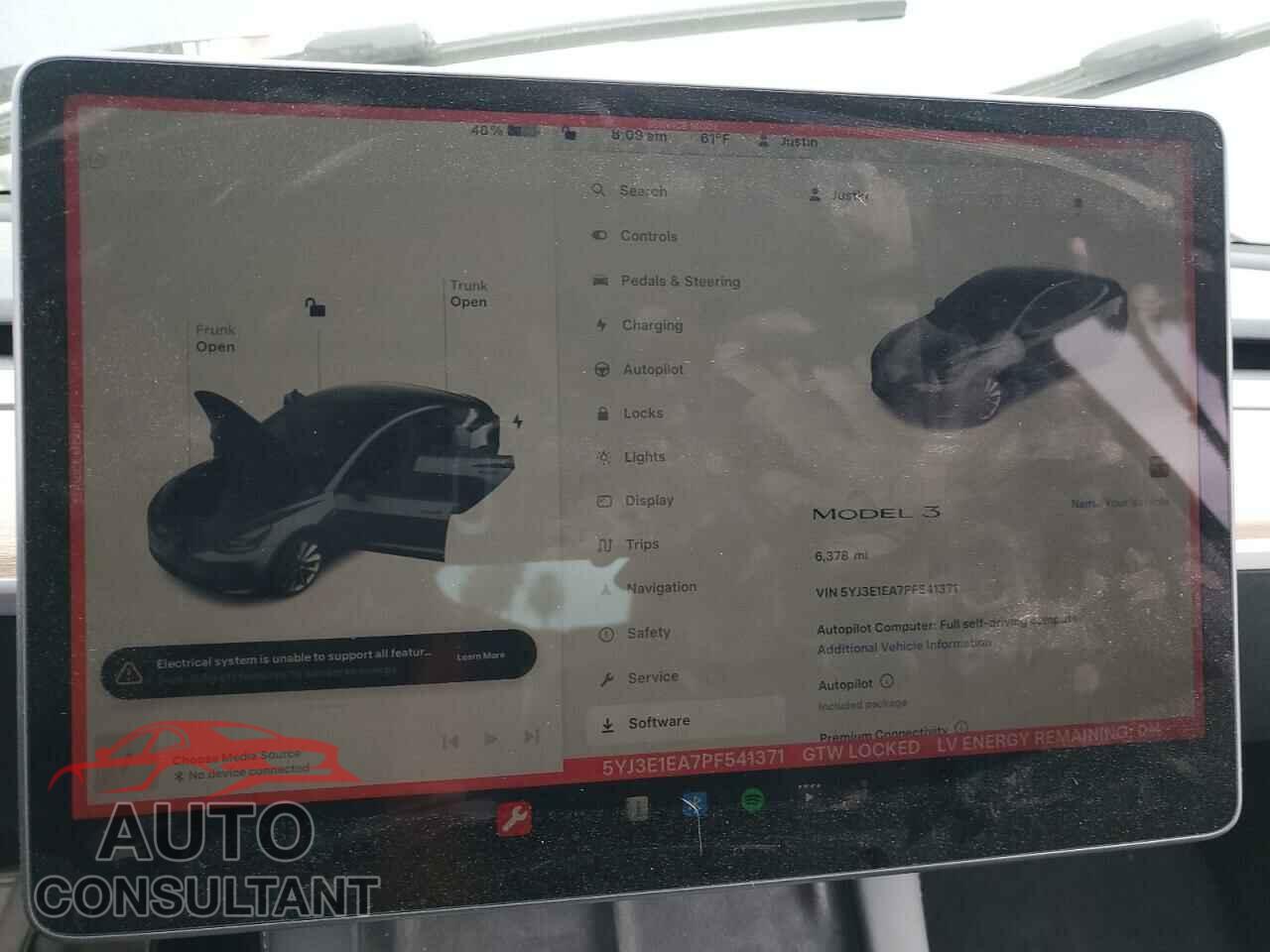TESLA MODEL 3 2023 - 5YJ3E1EA7PF541371