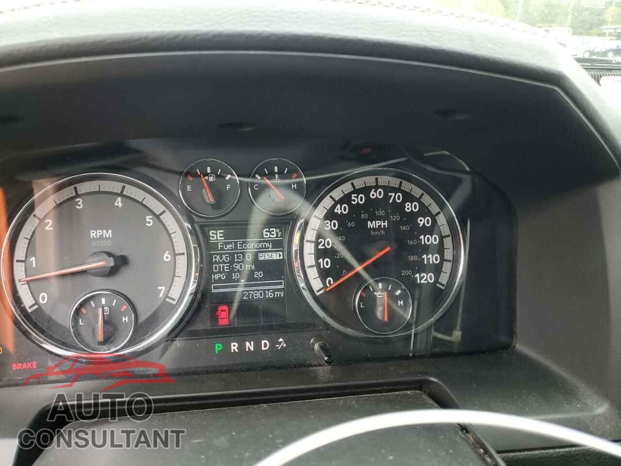 DODGE RAM 1500 2012 - 1C6RD7NTXCS171359