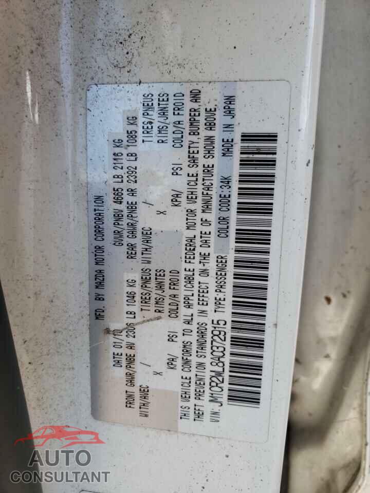 MAZDA 5 2010 - JM1CR2WL8A0372915