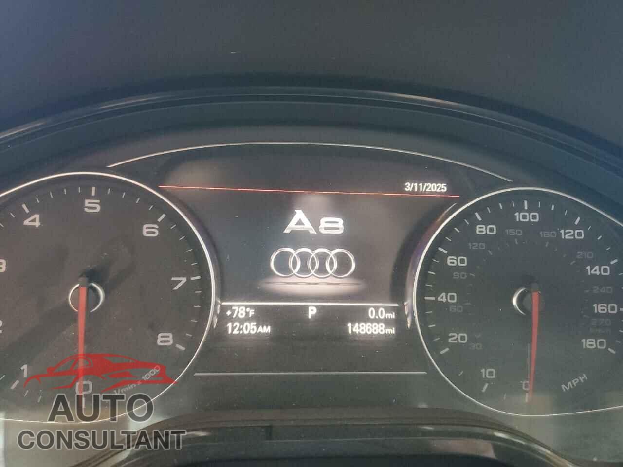 AUDI A8 2011 - WAURVAFD5BN019557