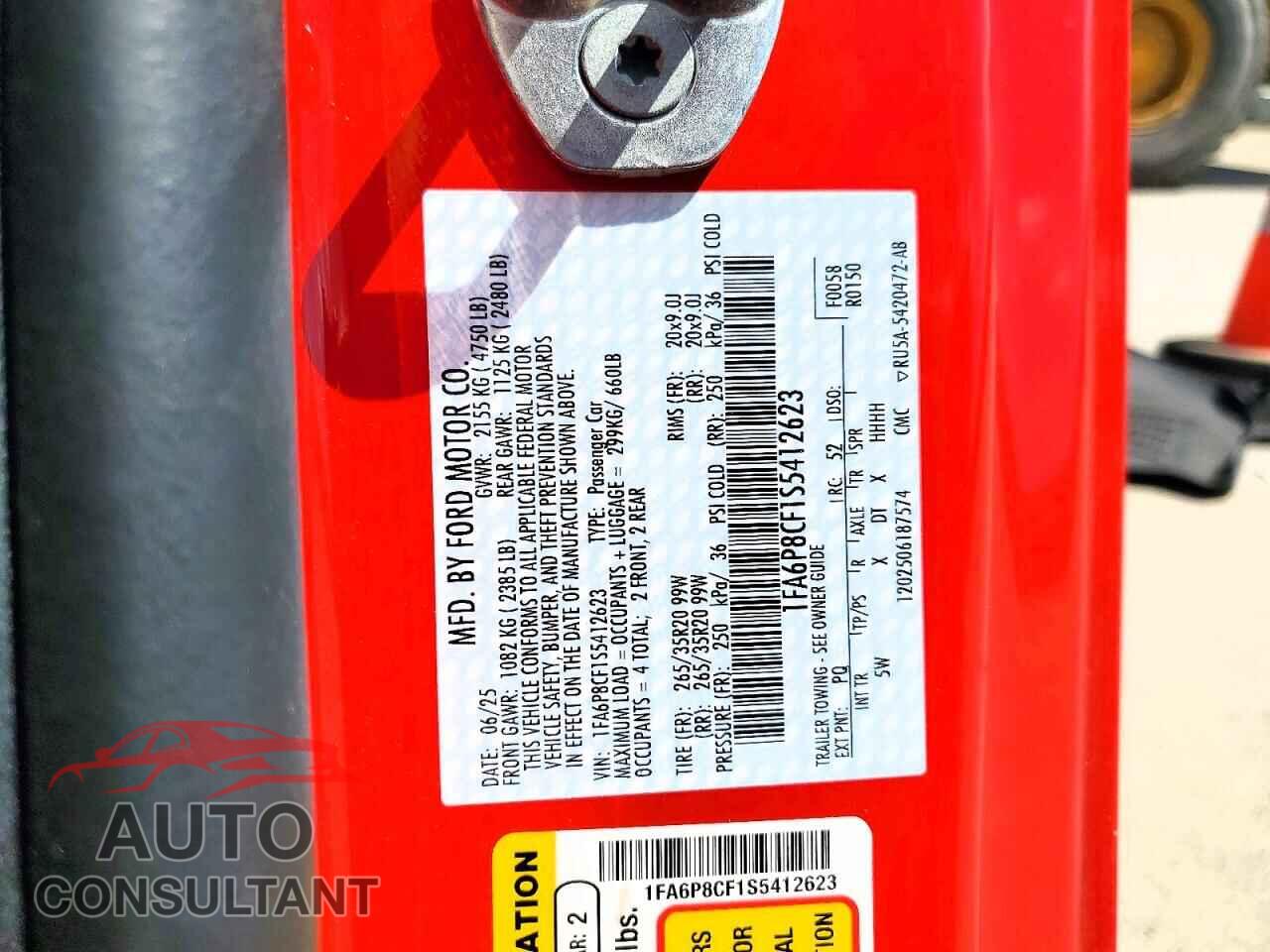 FORD MUSTANG 2025 - 1FA6P8CF1S5412623