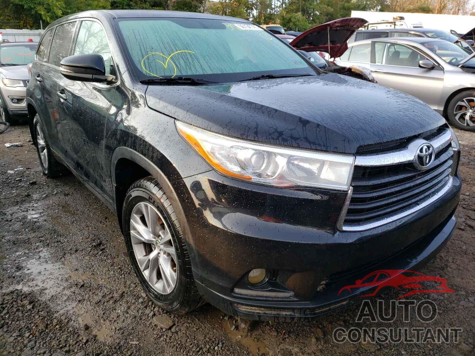 TOYOTA HIGHLANDER 2016 - 5TDBKRFH2GS301980