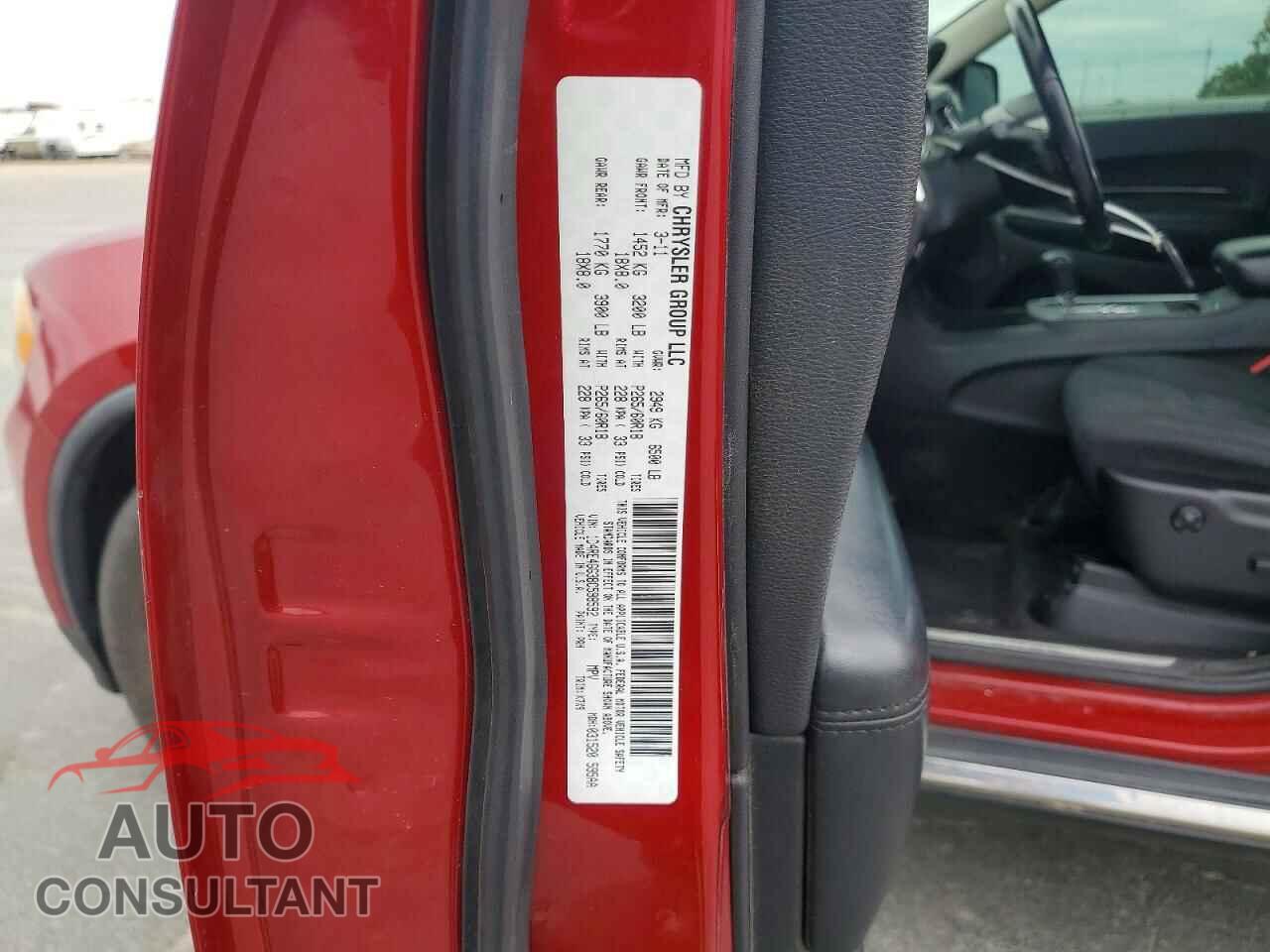 DODGE DURANGO 2011 - 1D4RE4GG3BC598592