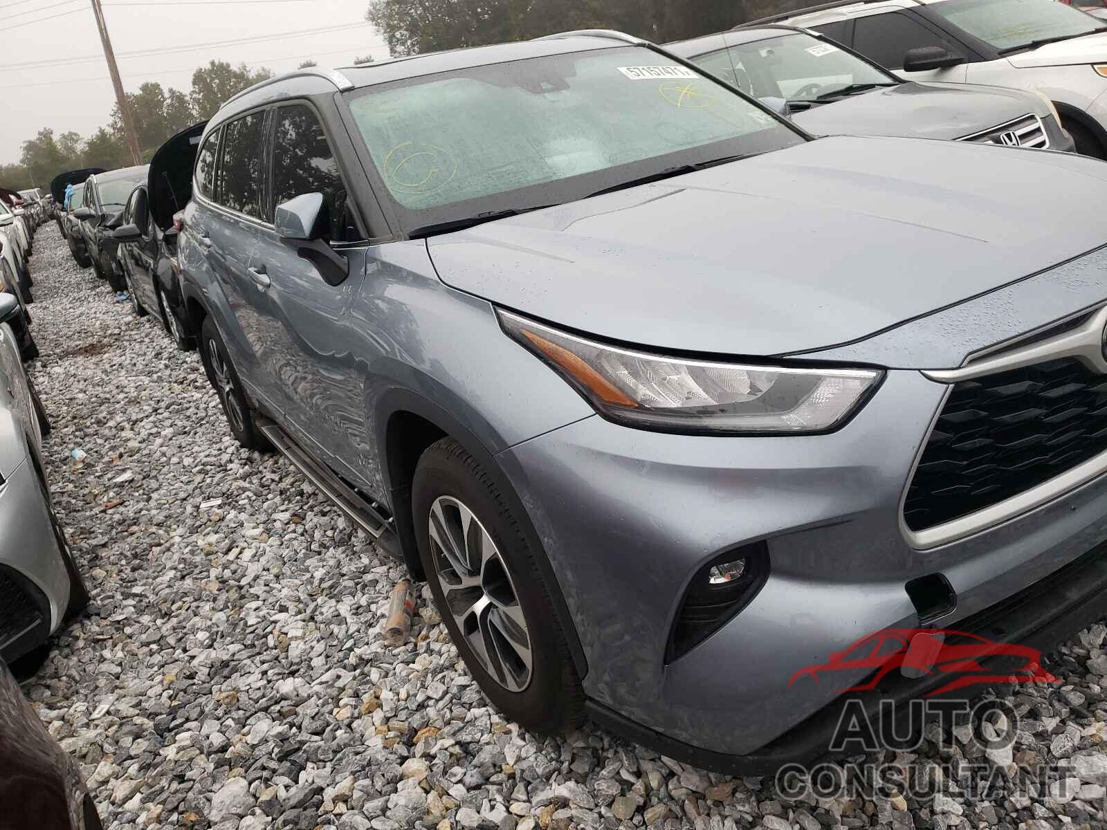 TOYOTA HIGHLANDER 2020 - 5TDGZRBH0LS038681