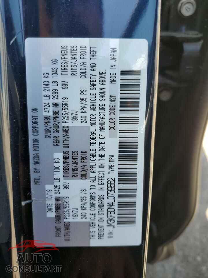 MAZDA CX-5 2020 - JM3KFBDM4L0739562