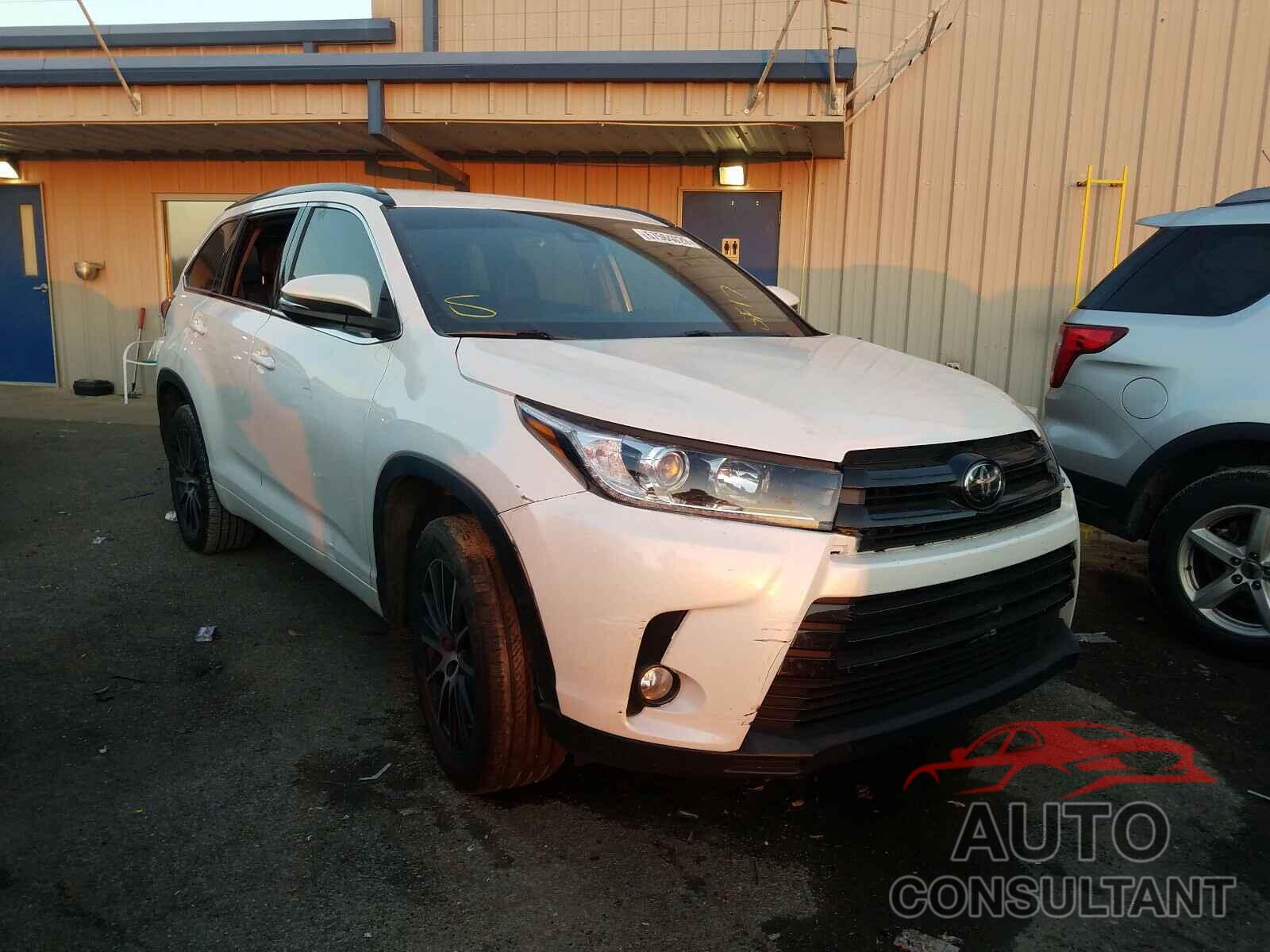 TOYOTA HIGHLANDER 2017 - 5TDKZRFH7HS225248