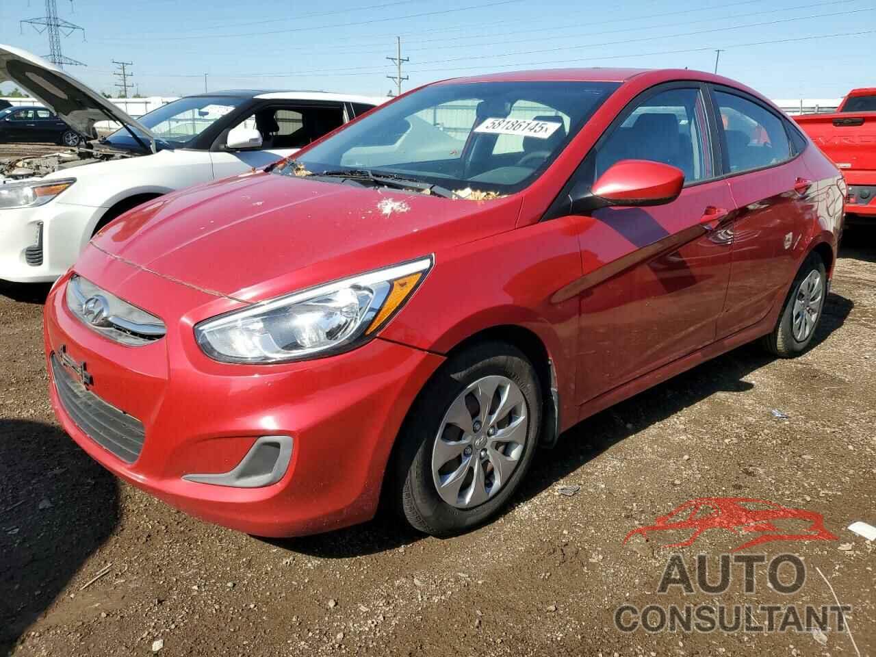 HYUNDAI ACCENT 2017 - KMHCT4AE6HU341358
