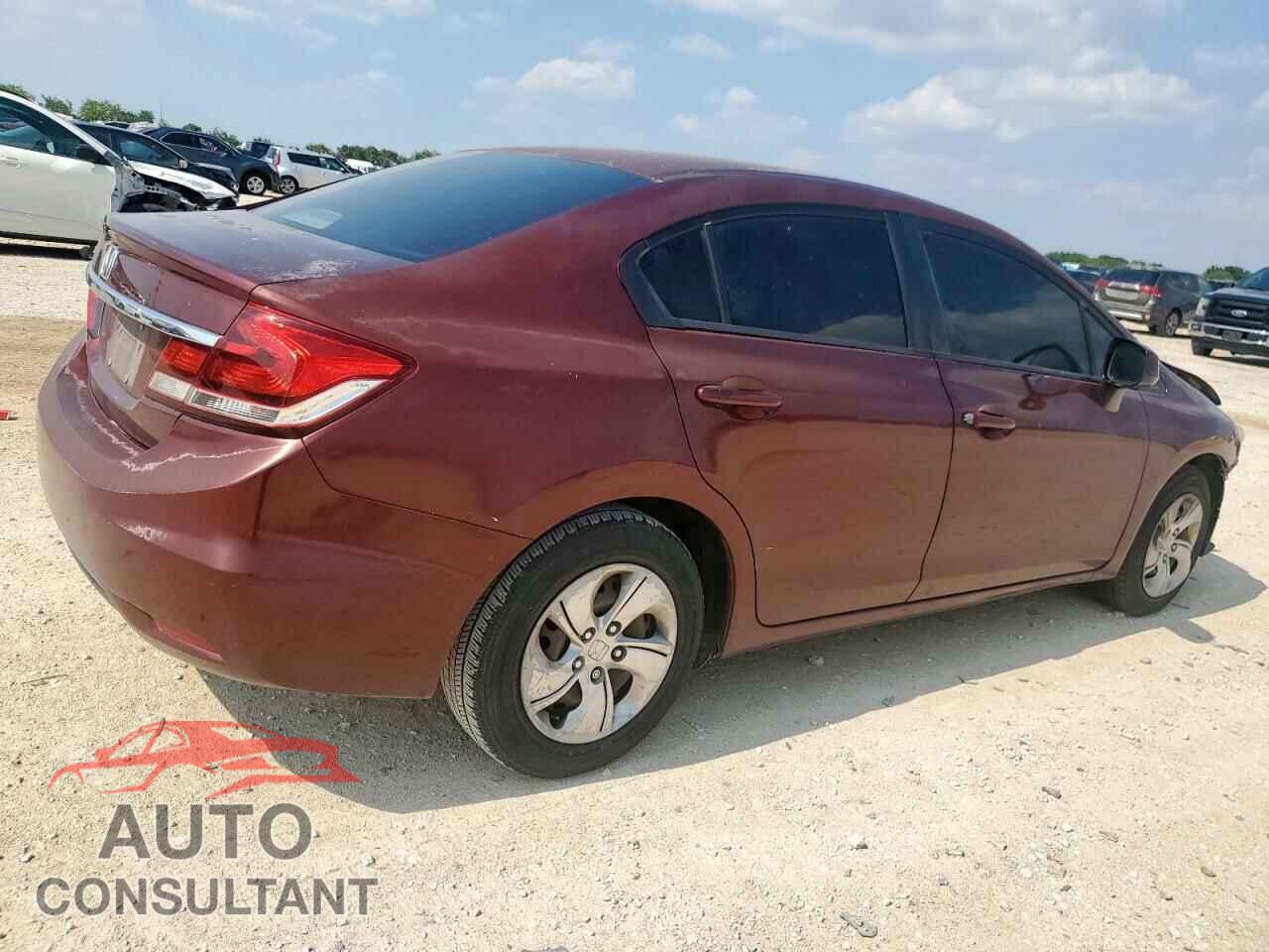 HONDA CIVIC 2013 - 2HGFB2F56DH565665