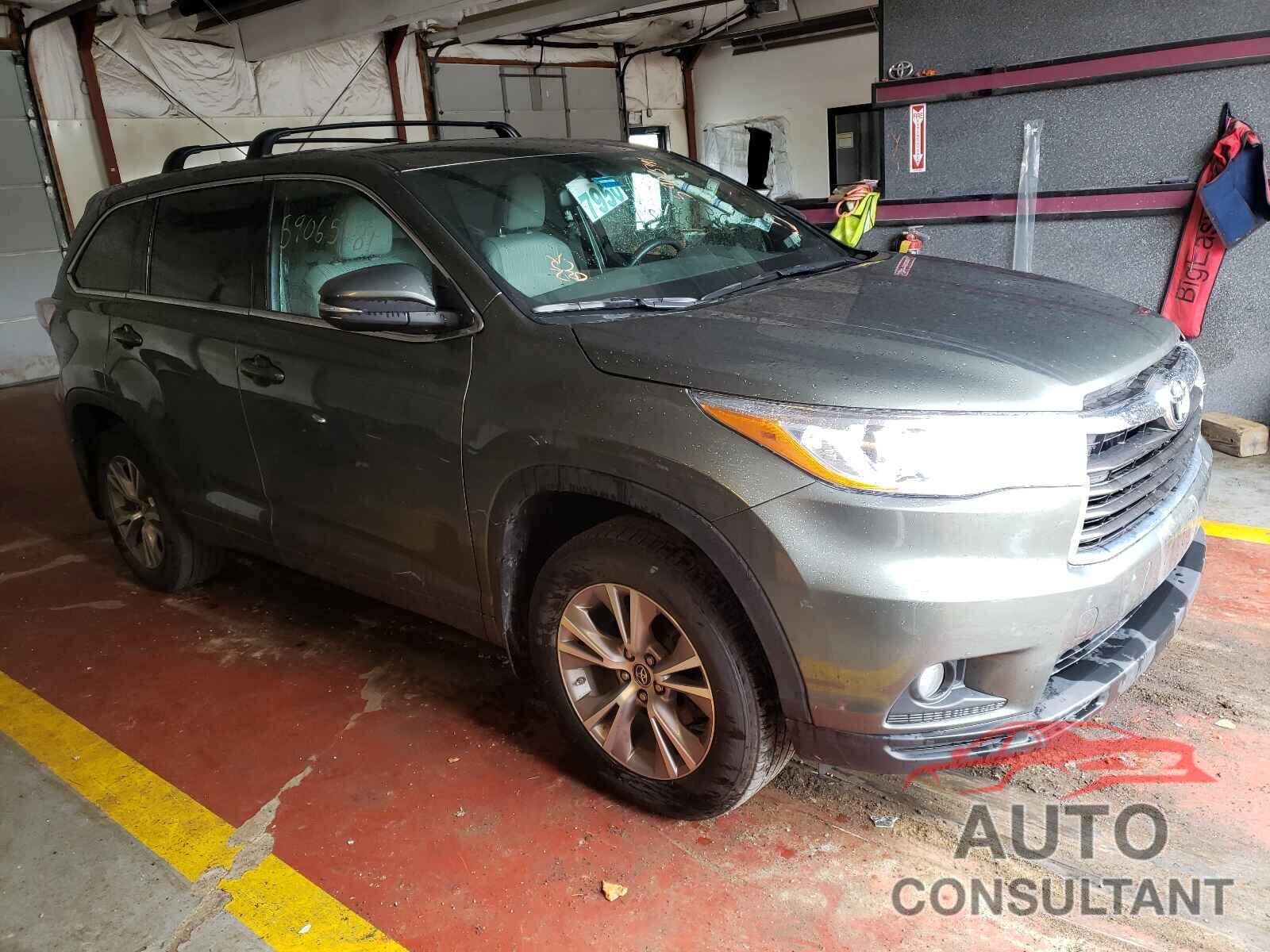 TOYOTA HIGHLANDER 2016 - 5TDBKRFH0GS225367