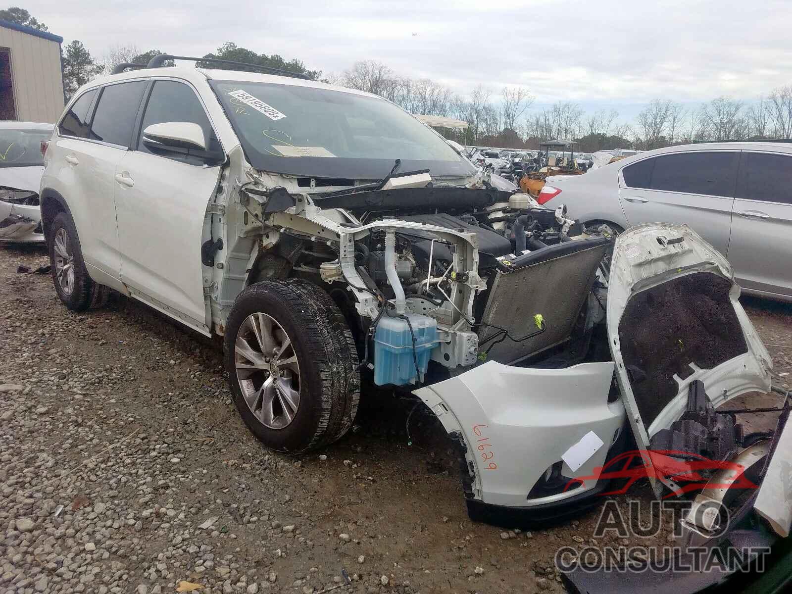 TOYOTA HIGHLANDER 2015 - 5TDZKRFH5FS089248
