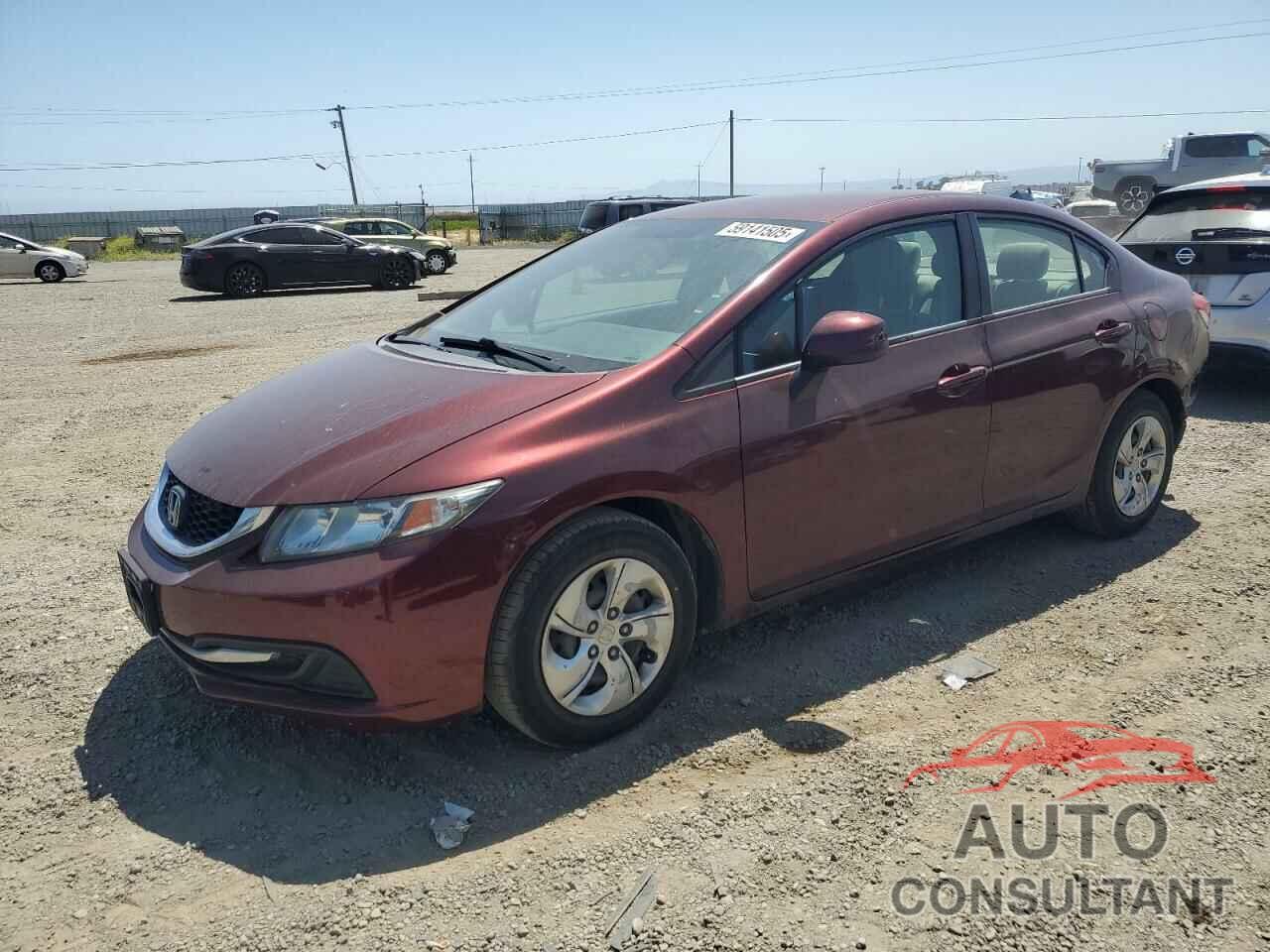 HONDA CIVIC 2013 - 19XFB2F55DE250852