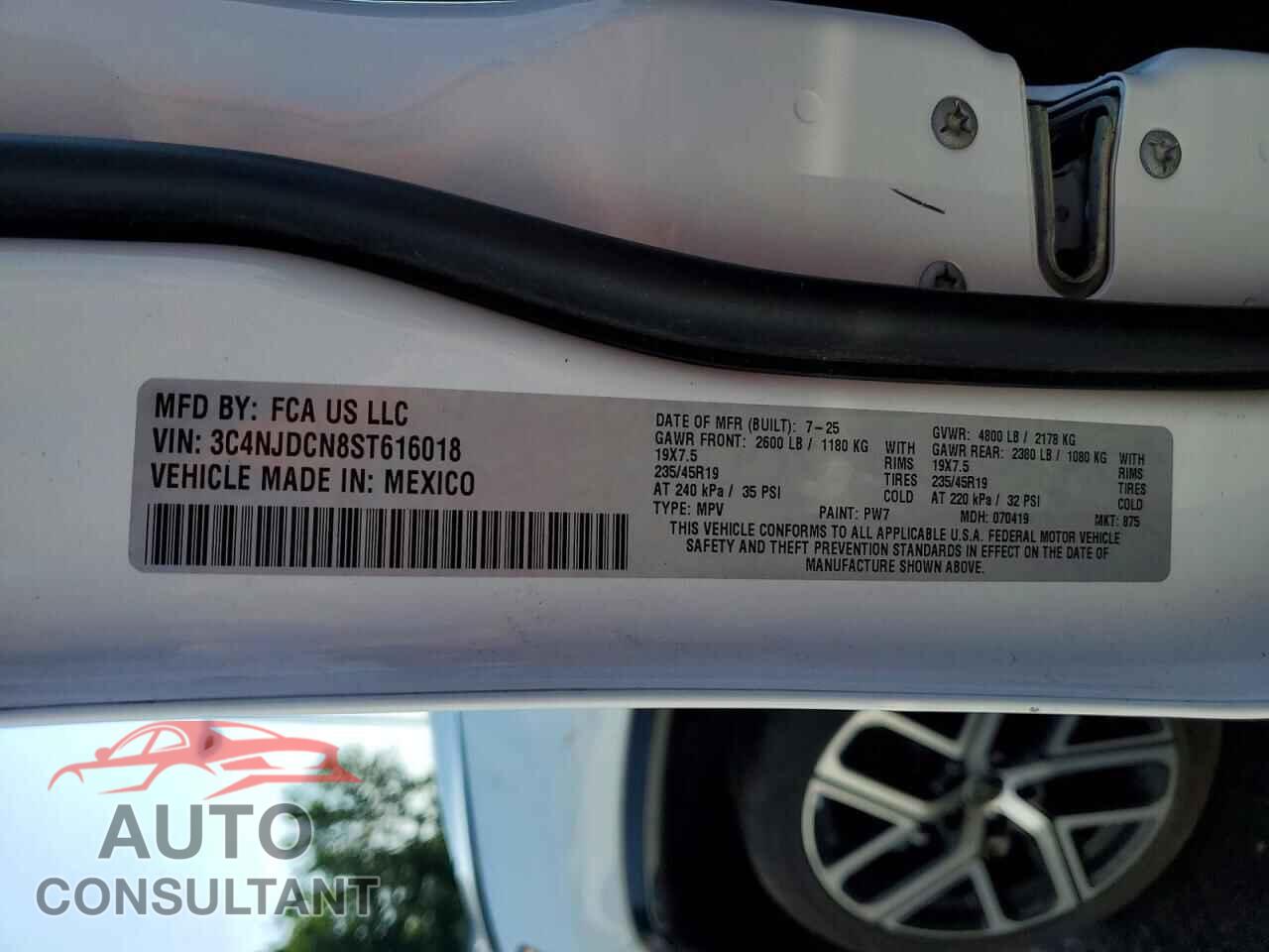 JEEP COMPASS 2025 - 3C4NJDCN8ST616018