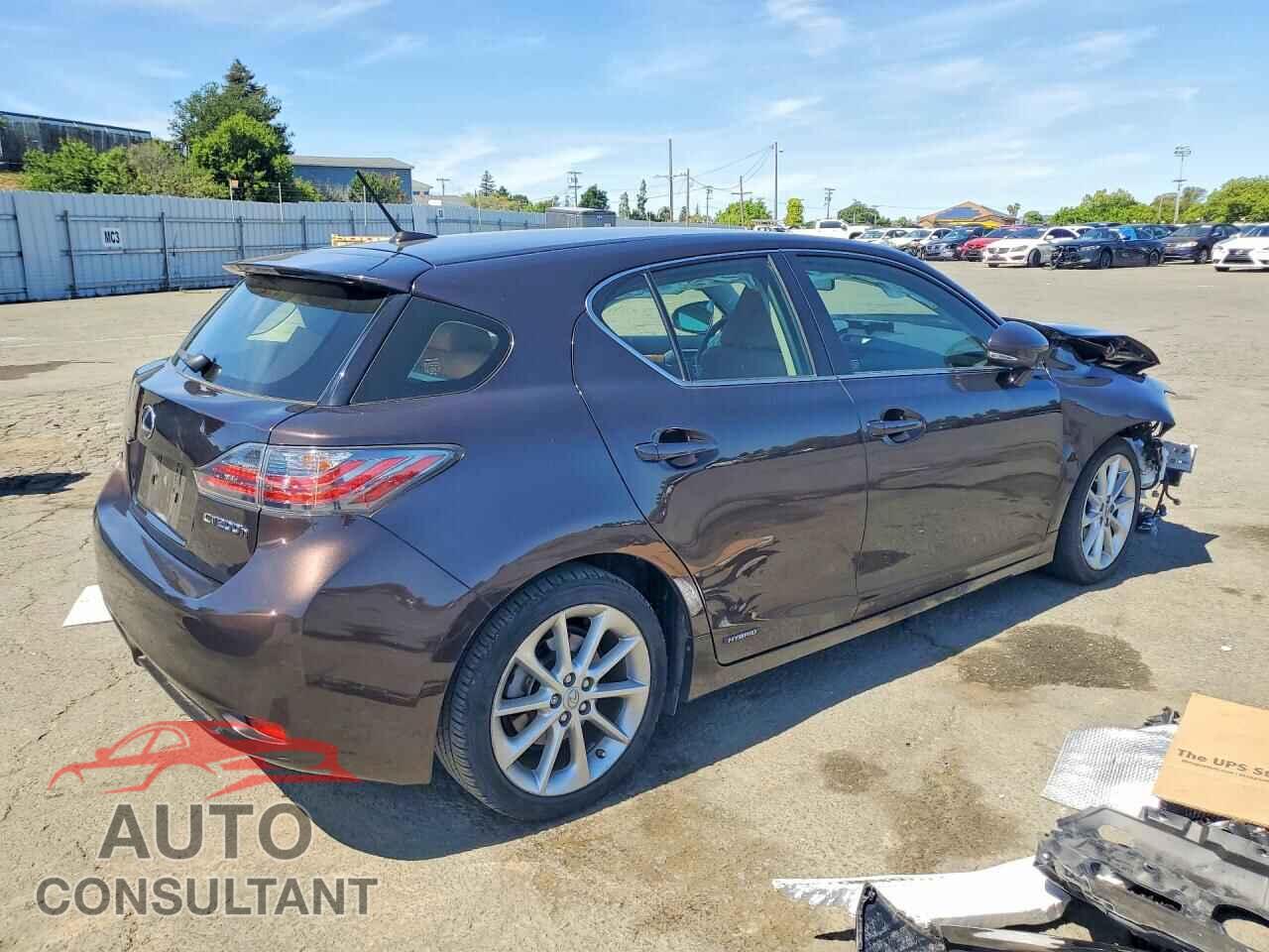 LEXUS CT 200 2012 - JTHKD5BH2C2097173