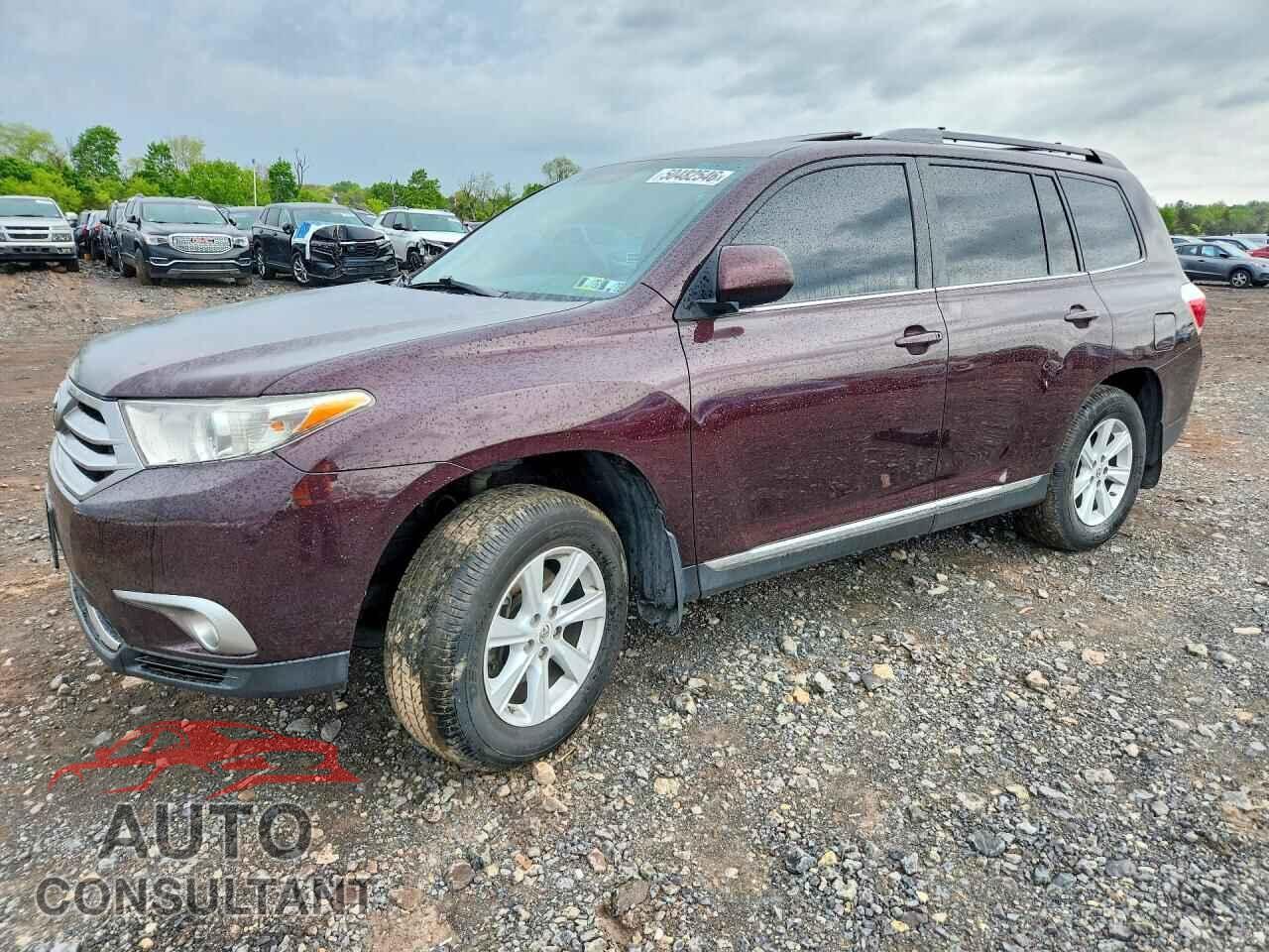 TOYOTA HIGHLANDER 2012 - 5TDBK3EH2CS110522