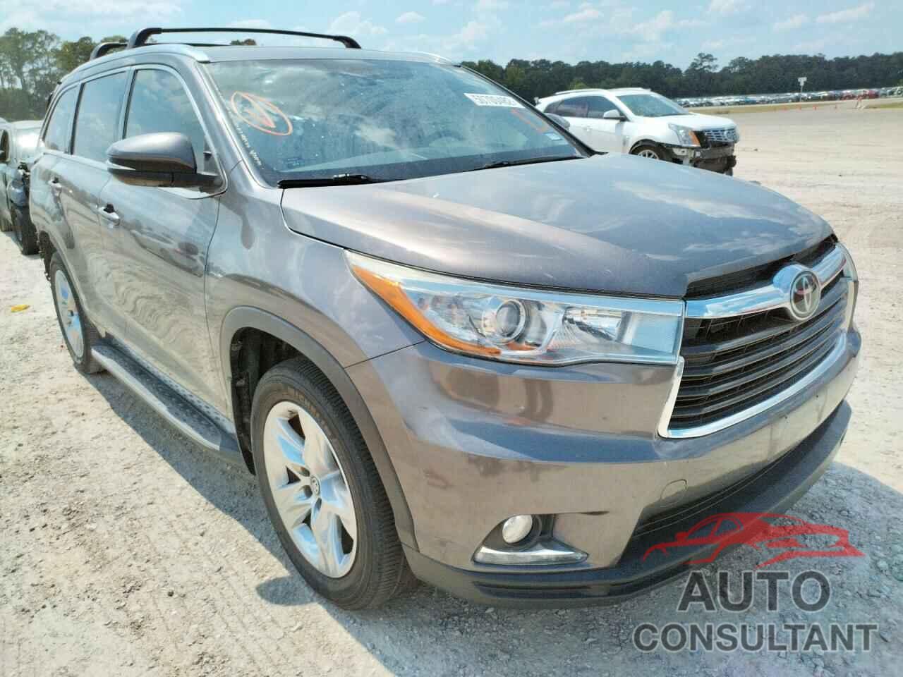 TOYOTA HIGHLANDER 2016 - 5TDYKRFH6GS164312