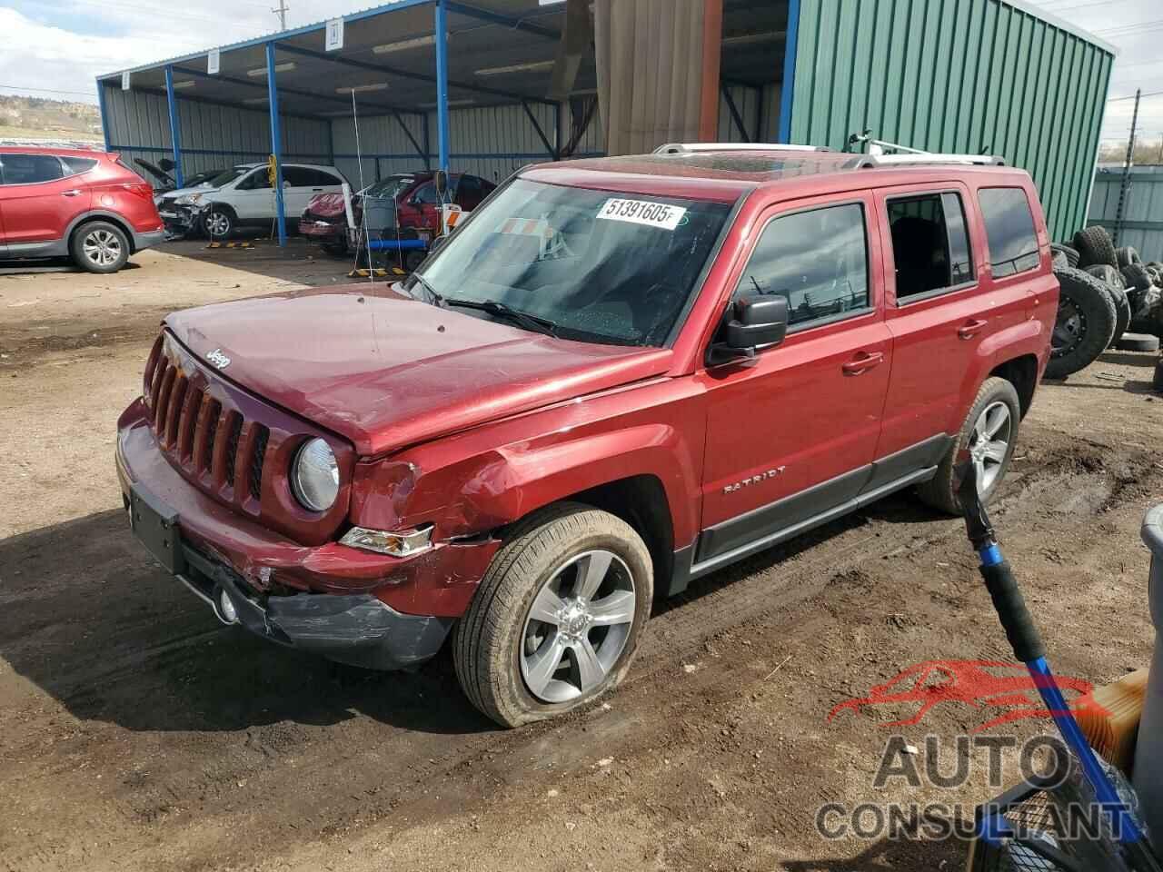 JEEP PATRIOT 2016 - 1C4NJRFB4GD681282