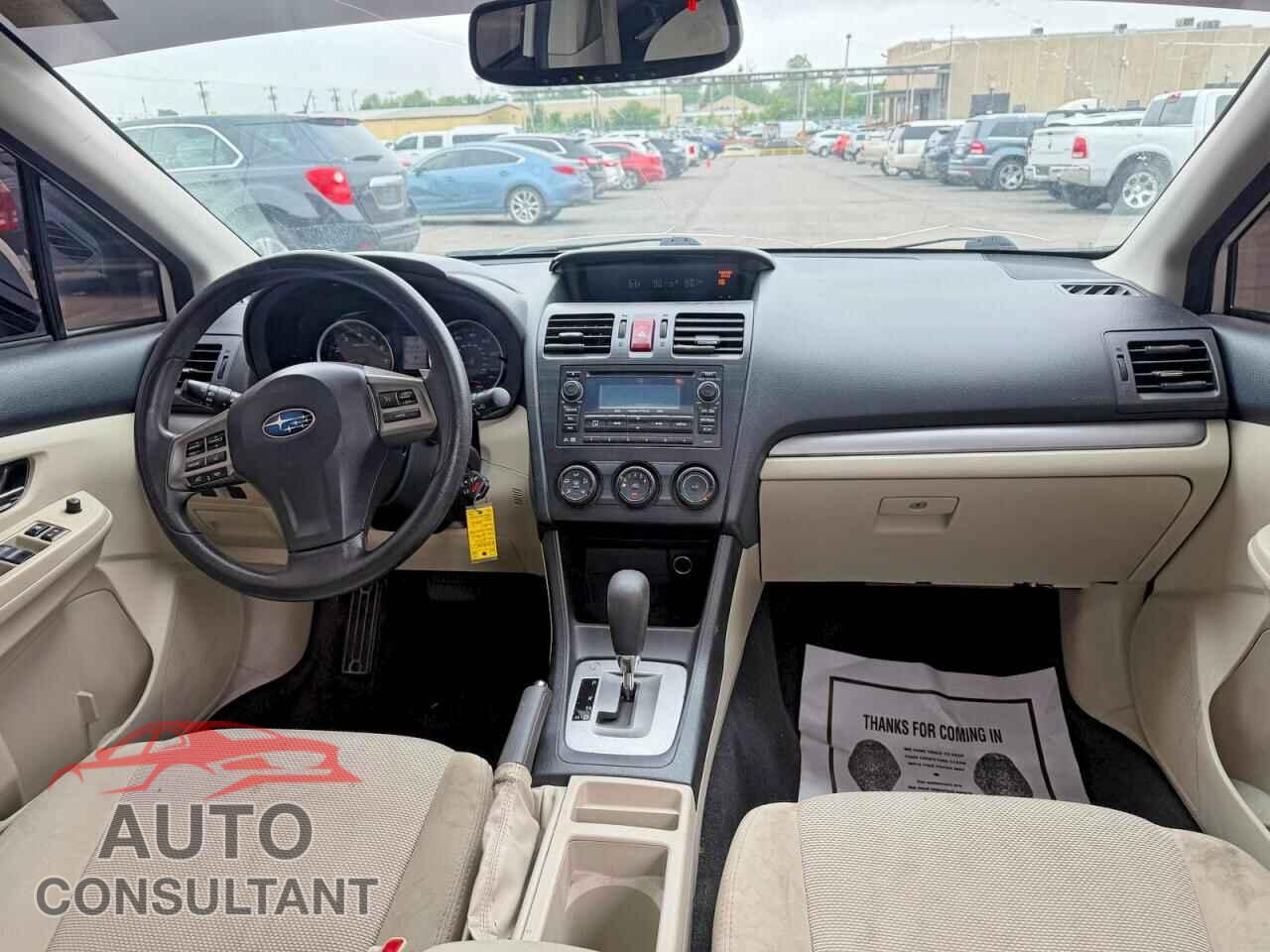 SUBARU XV 2014 - JF2GPAVC2E8290657