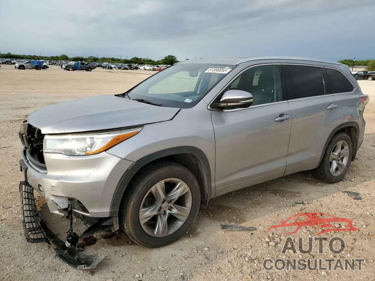 TOYOTA HIGHLANDER 2015 - 5TDDKRFH5FS164217