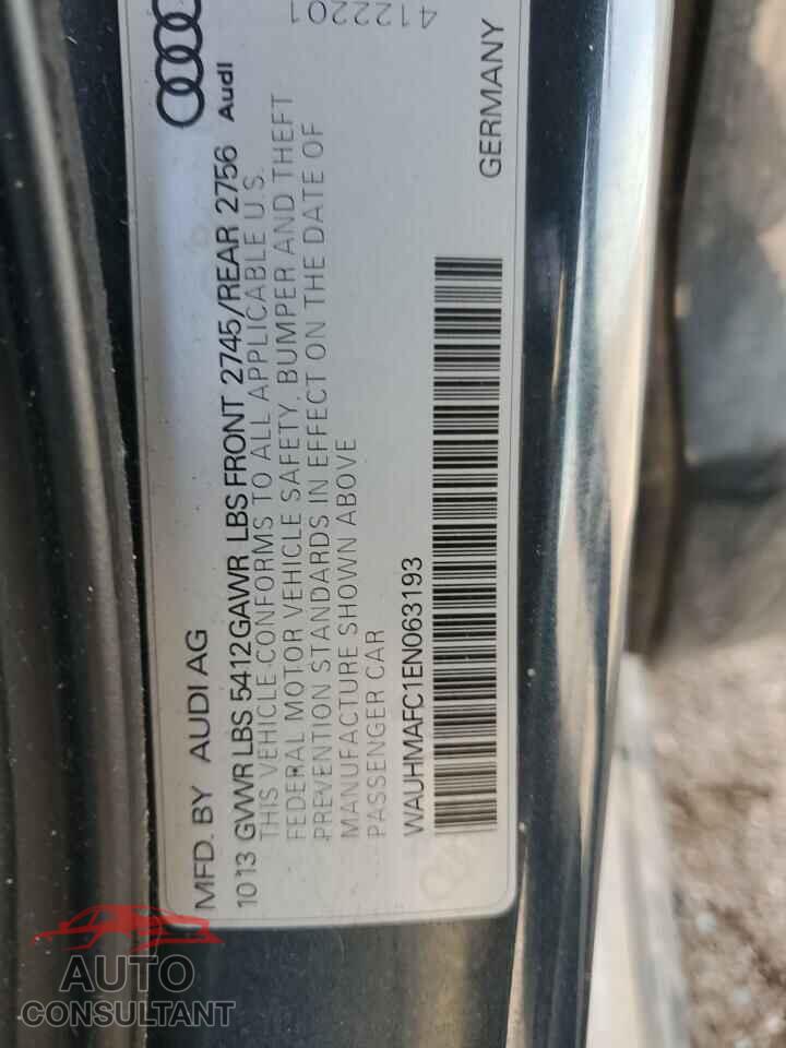 AUDI A6 2014 - WAUHMAFC1EN063193