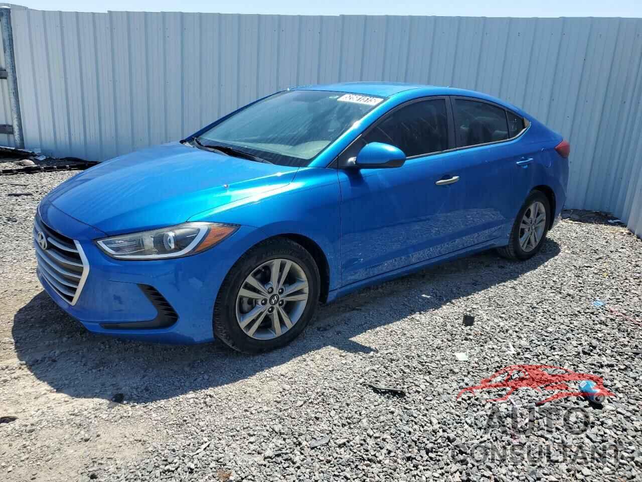 HYUNDAI ELANTRA 2017 - KMHD84LF9HU162856