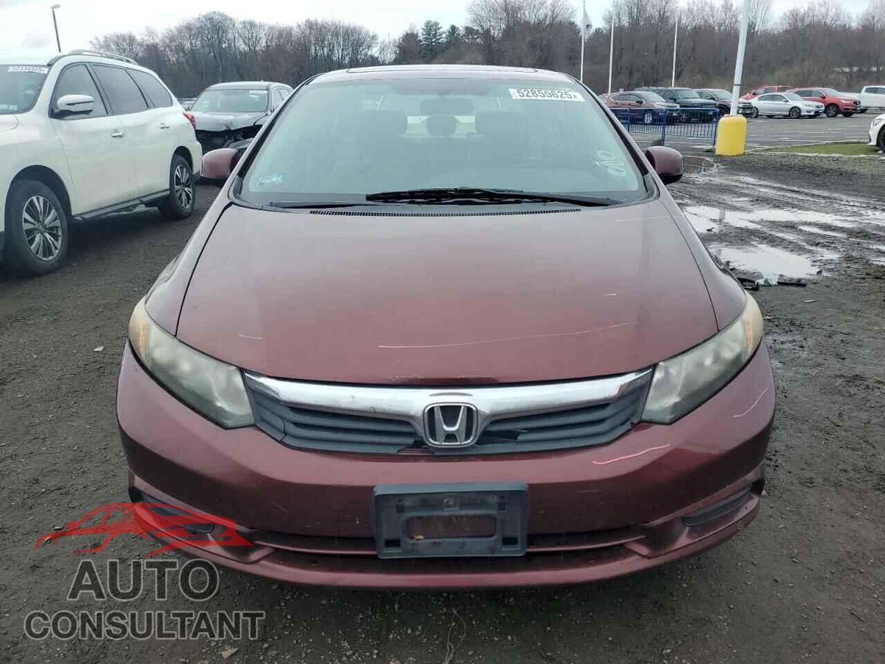 HONDA CIVIC 2012 - 19XFB2F85CE333447