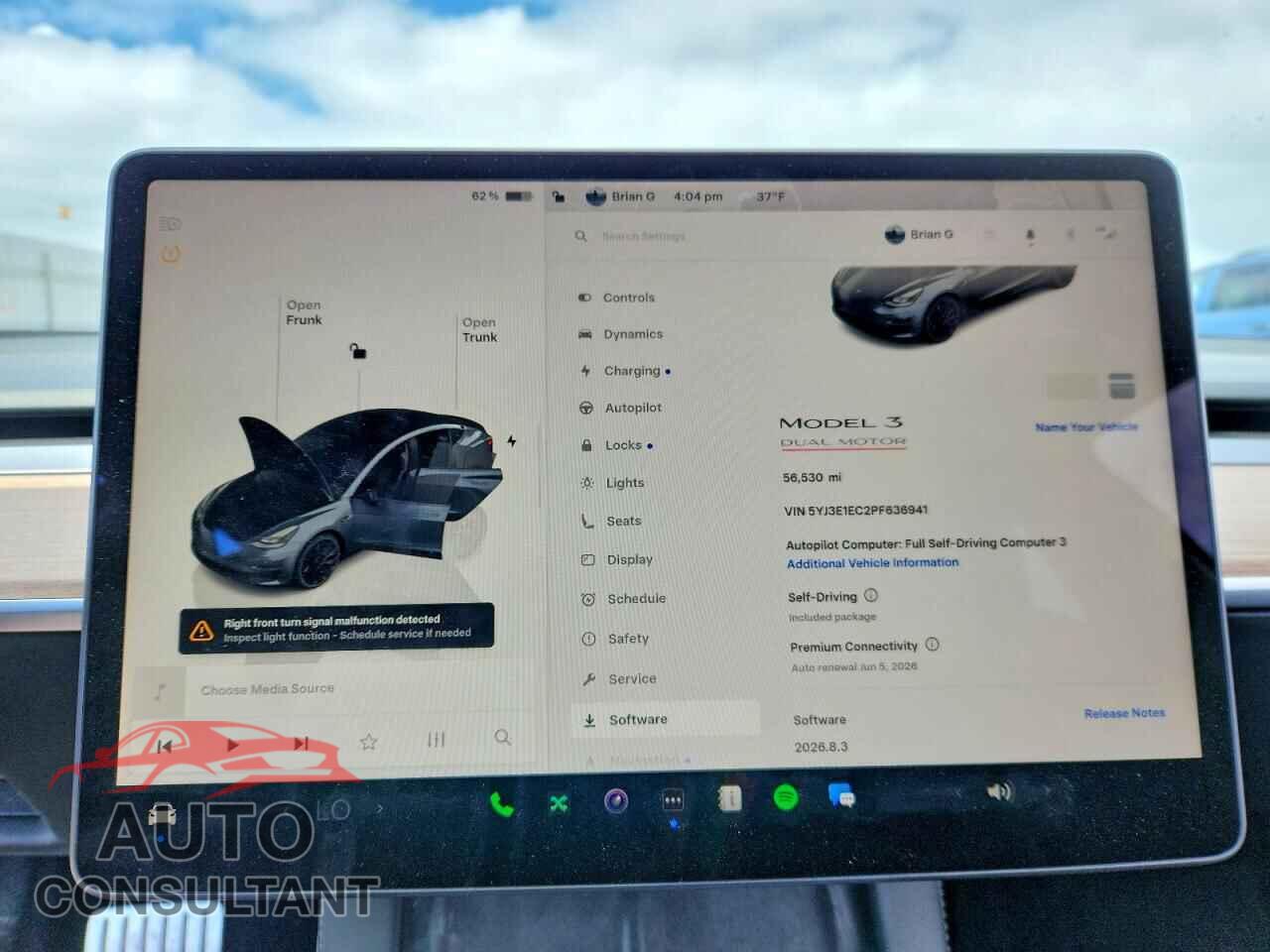 TESLA MODEL 3 2023 - 5YJ3E1EC2PF636941
