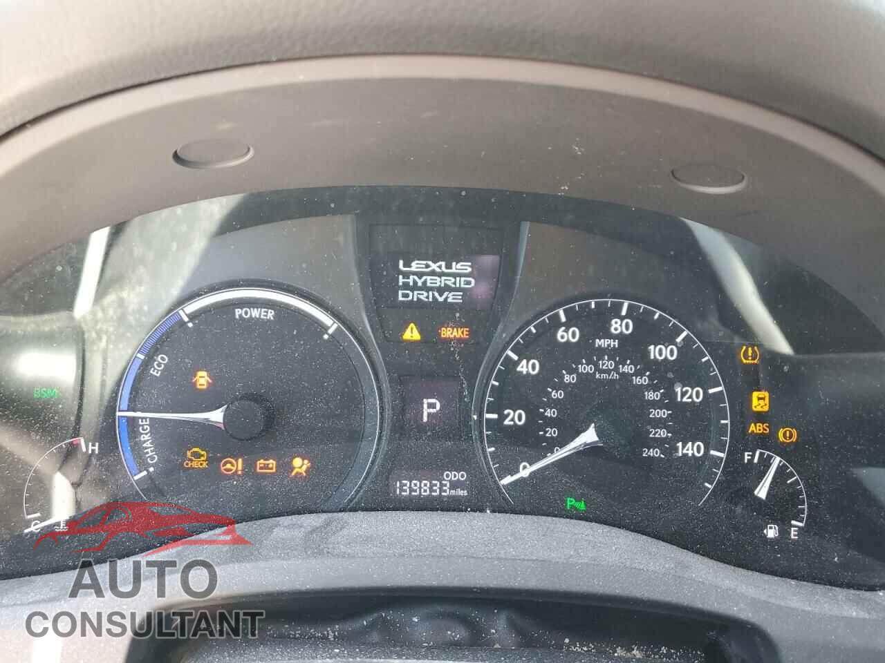 LEXUS RX450 2014 - JTJBC1BA0E2455824
