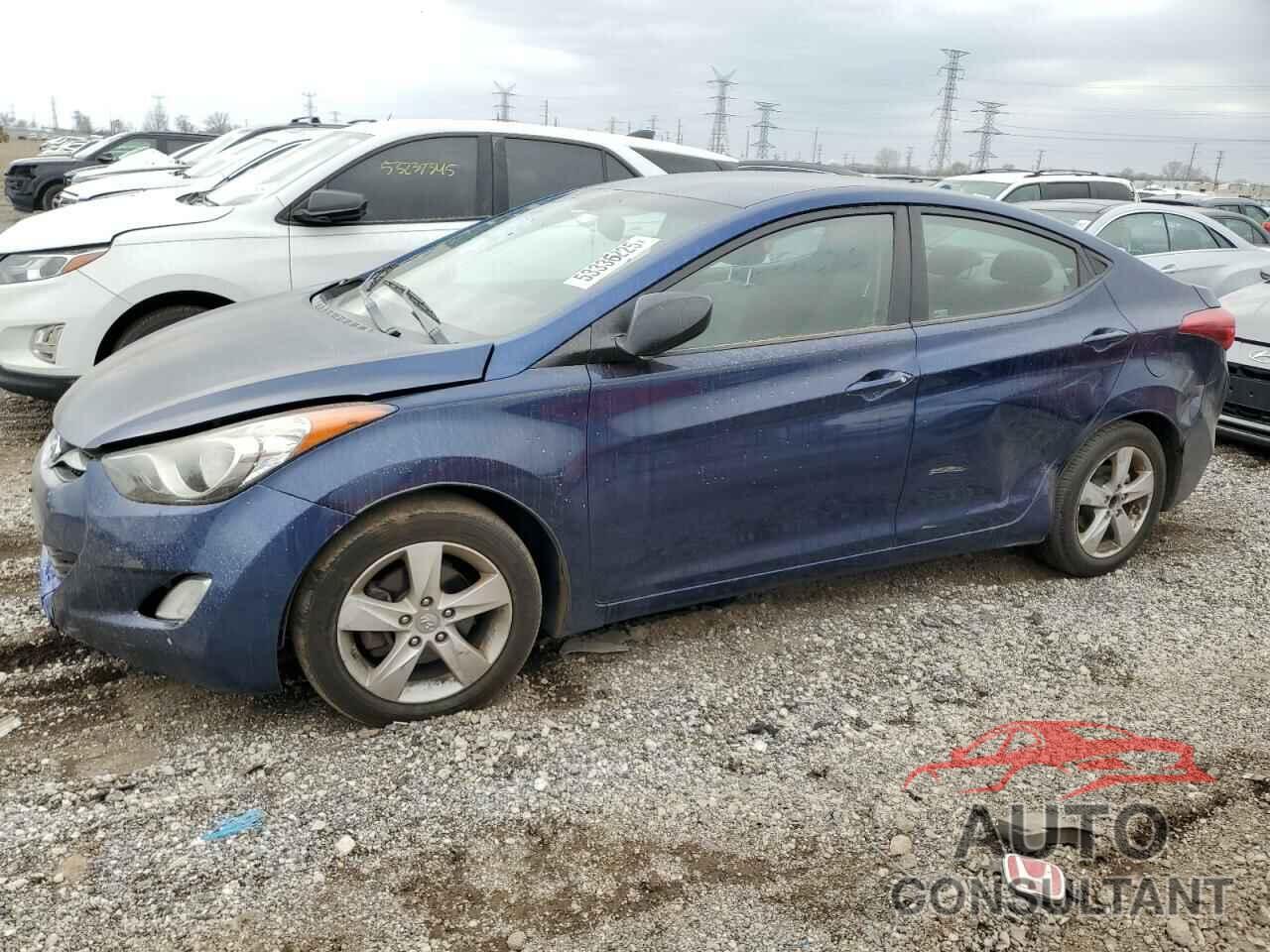 HYUNDAI ELANTRA 2013 - KMHDH4AE0DU763299