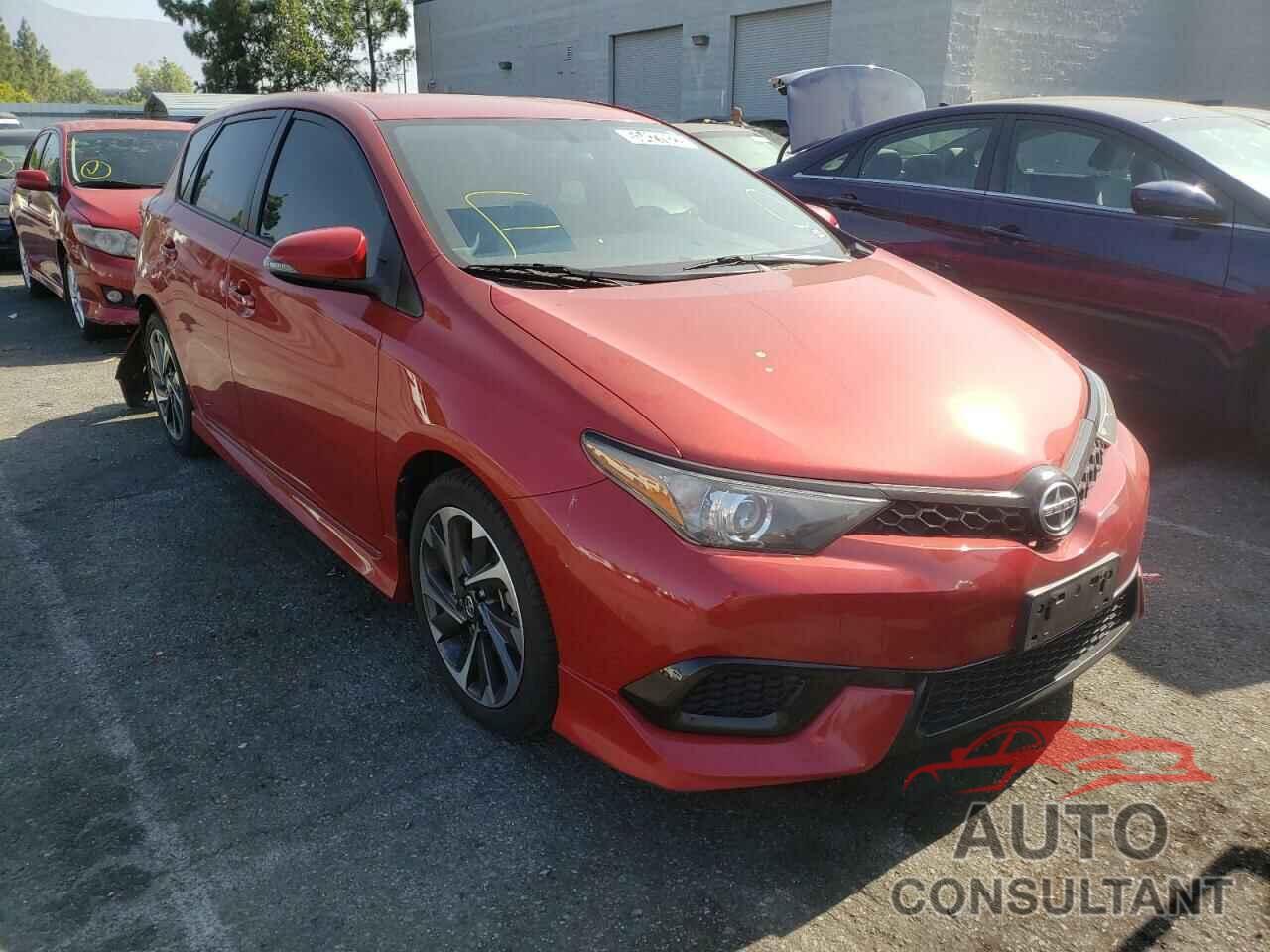 TOYOTA SCION 2016 - JTNKARJEXGJ509632