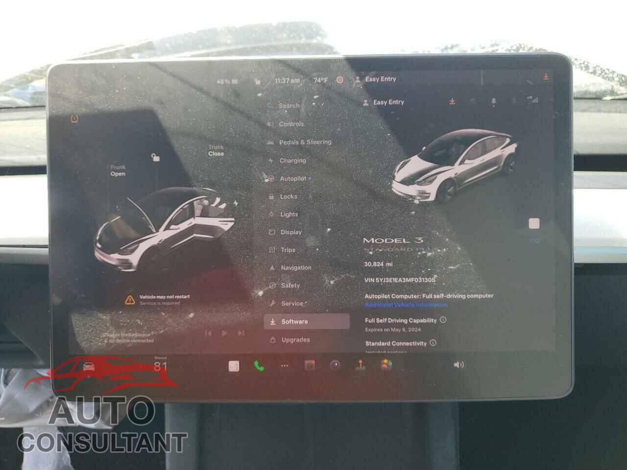 TESLA MODEL 3 2021 - 5YJ3E1EA3MF031305