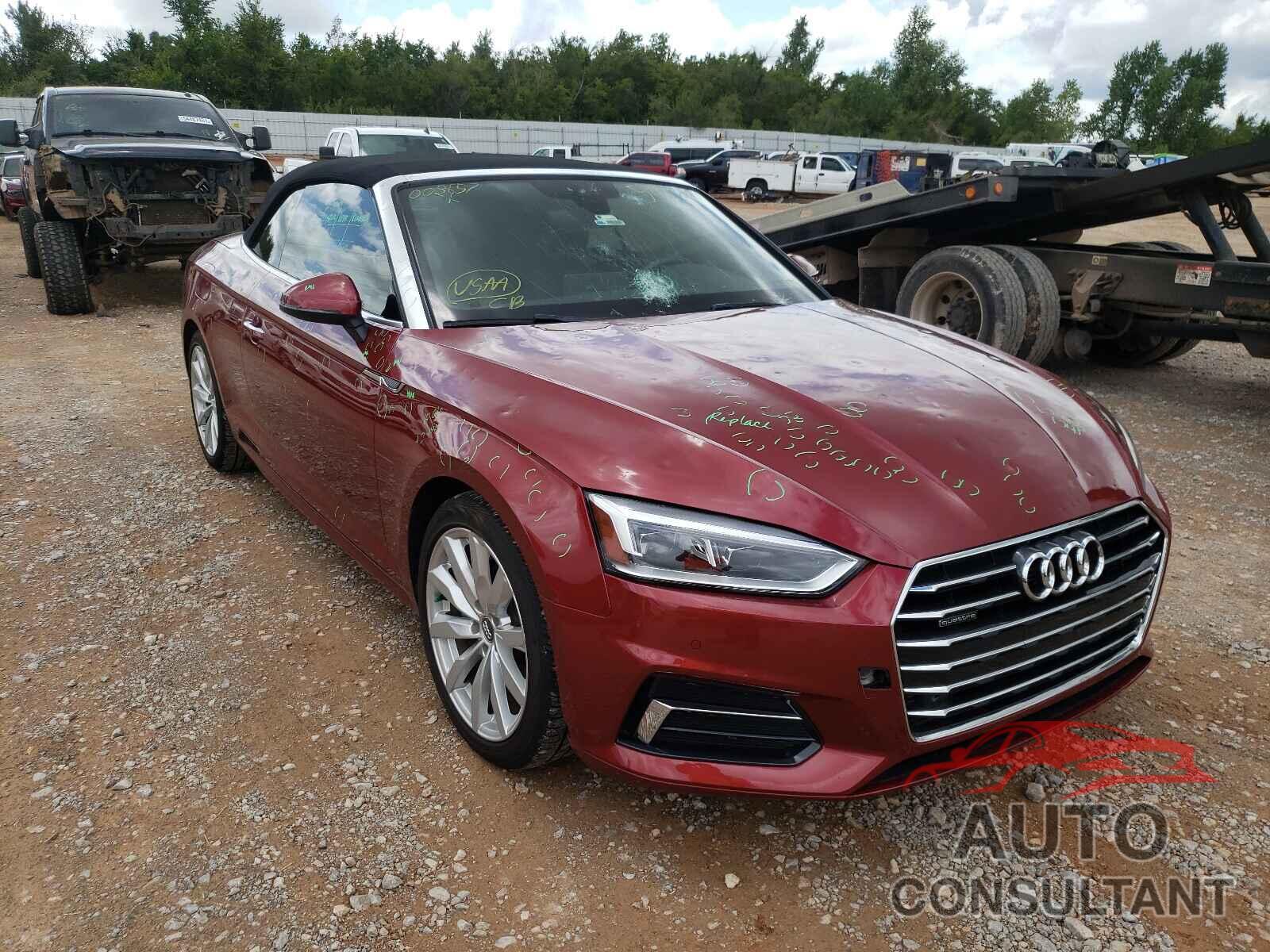 AUDI A5 2018 - WAUYNGF55JN005857