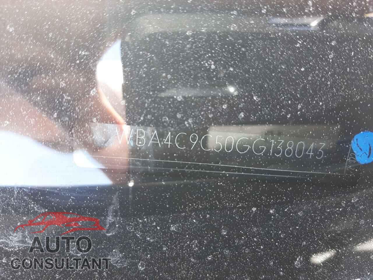 BMW 4 SERIES 2016 - WBA4C9C50GG138043