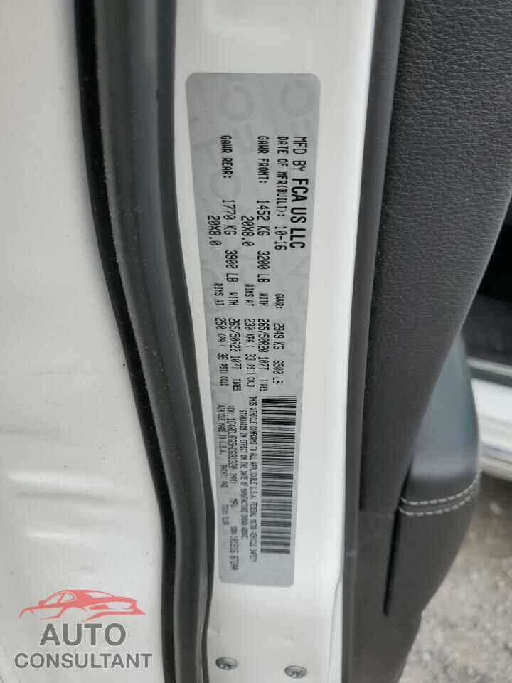 DODGE DURANGO 2017 - 1C4RDJEG5HC691320