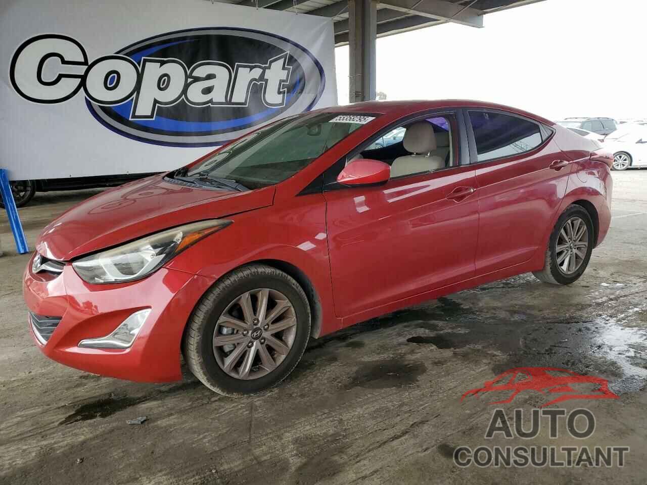 HYUNDAI ELANTRA 2014 - KMHDH4AE8EU050667