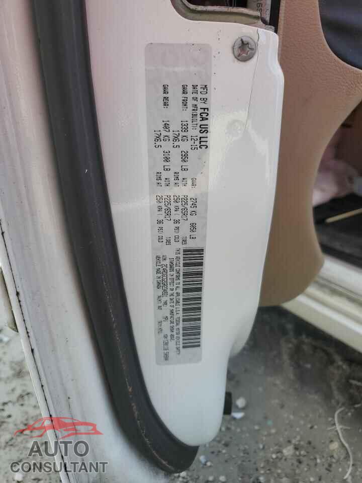 DODGE CARAVAN 2016 - 2C4RDGCG2GR234931