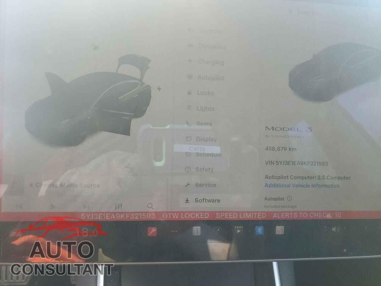 TESLA MODEL 3 2019 - 5YJ3E1EA9KF321593