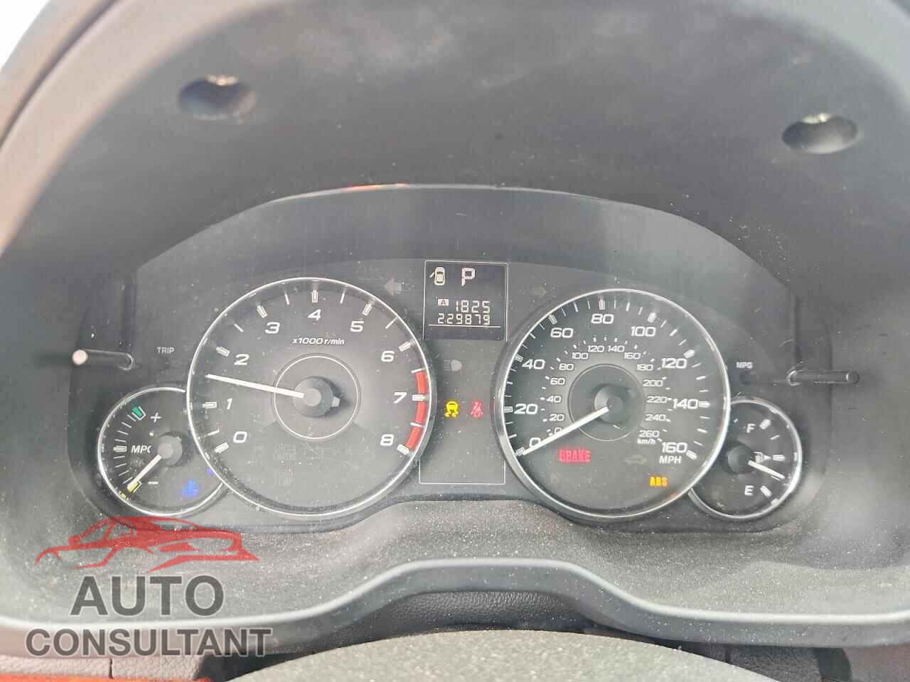 SUBARU OUTBACK 2012 - 4S4BRDLC4C2243889