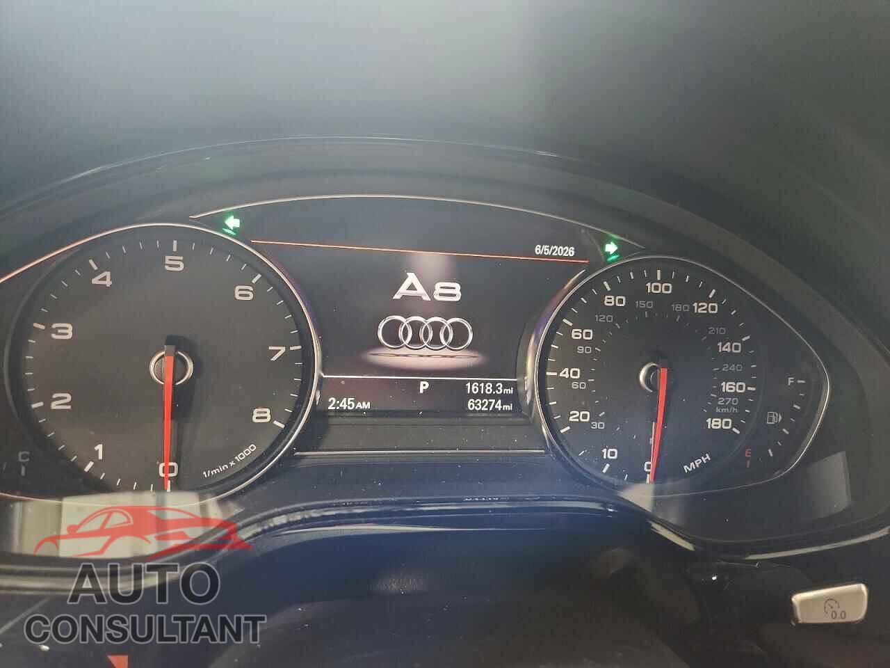 AUDI A8 2017 - WAU44AFD7HN019758