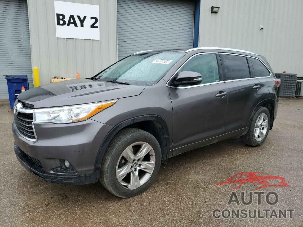 TOYOTA HIGHLANDER 2016 - 5TDDKRFH8GS274874