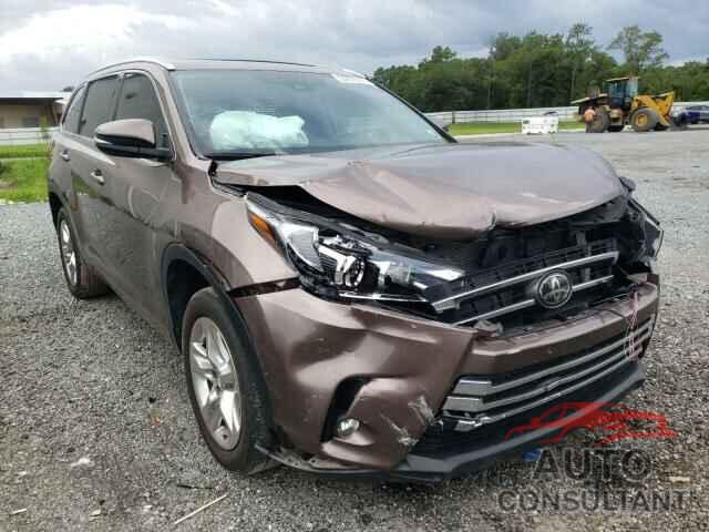 TOYOTA HIGHLANDER 2018 - 5TDYZRFH8JS257965
