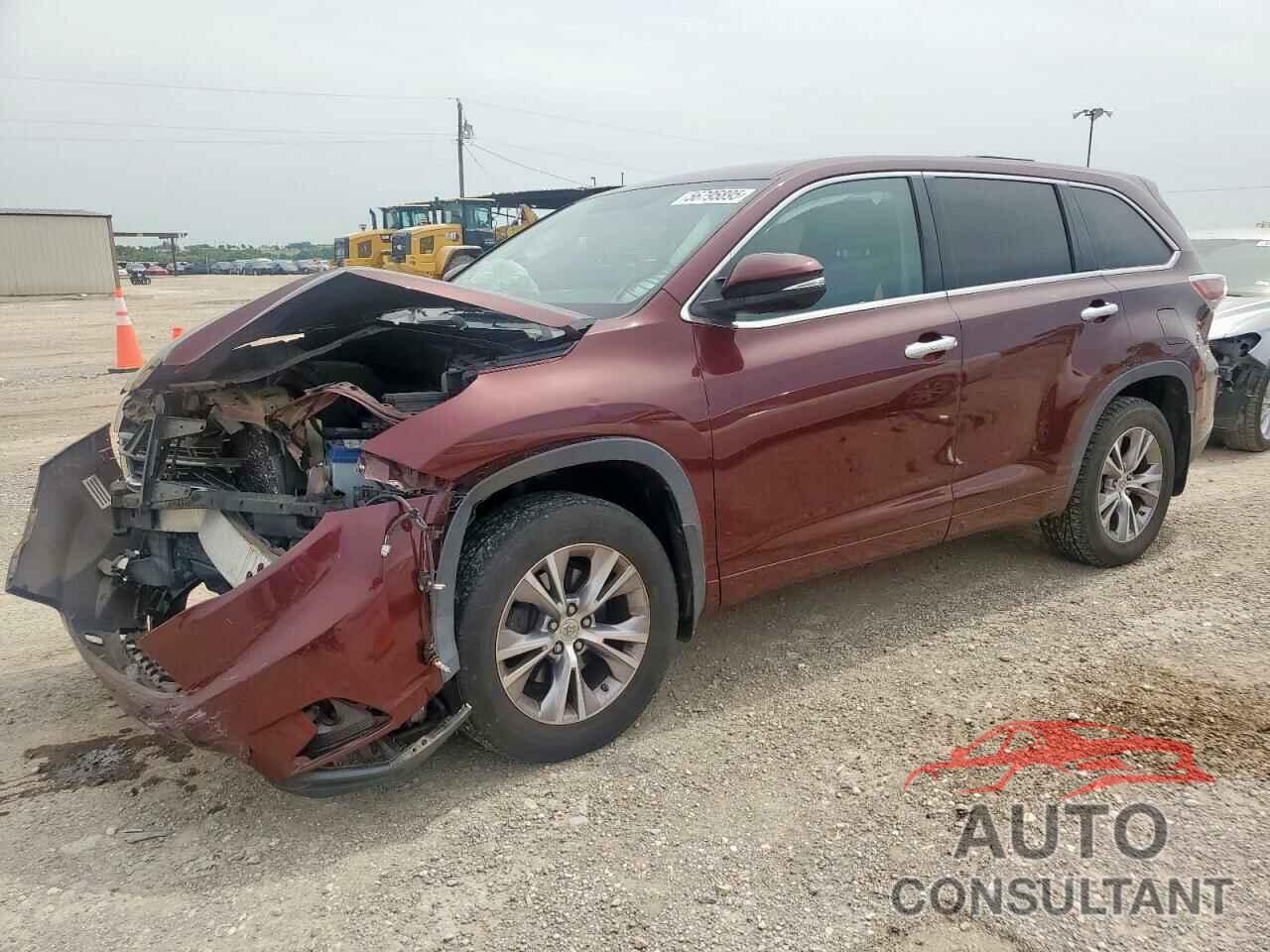 TOYOTA HIGHLANDER 2015 - 5TDBKRFH5FS150244