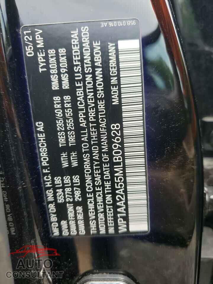PORSCHE MACAN 2021 - WP1AA2A55MLB09628