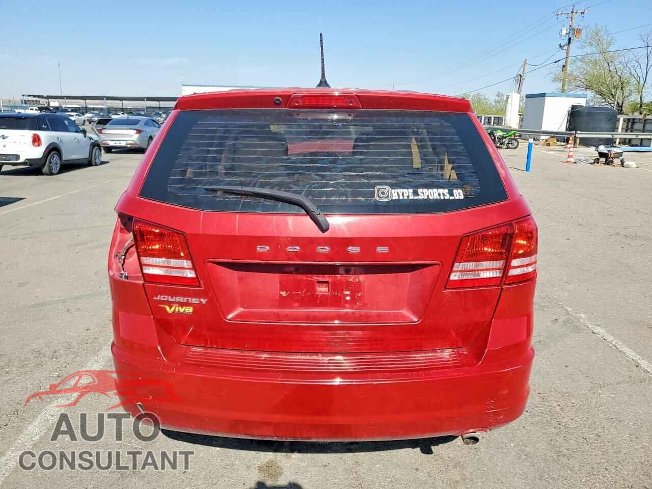 DODGE JOURNEY 2013 - 3C4PDCAB3DT610682