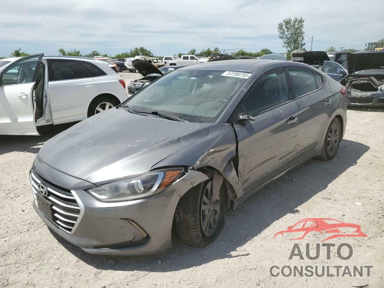 HYUNDAI ELANTRA 2018 - 5NPD84LF4JH334862
