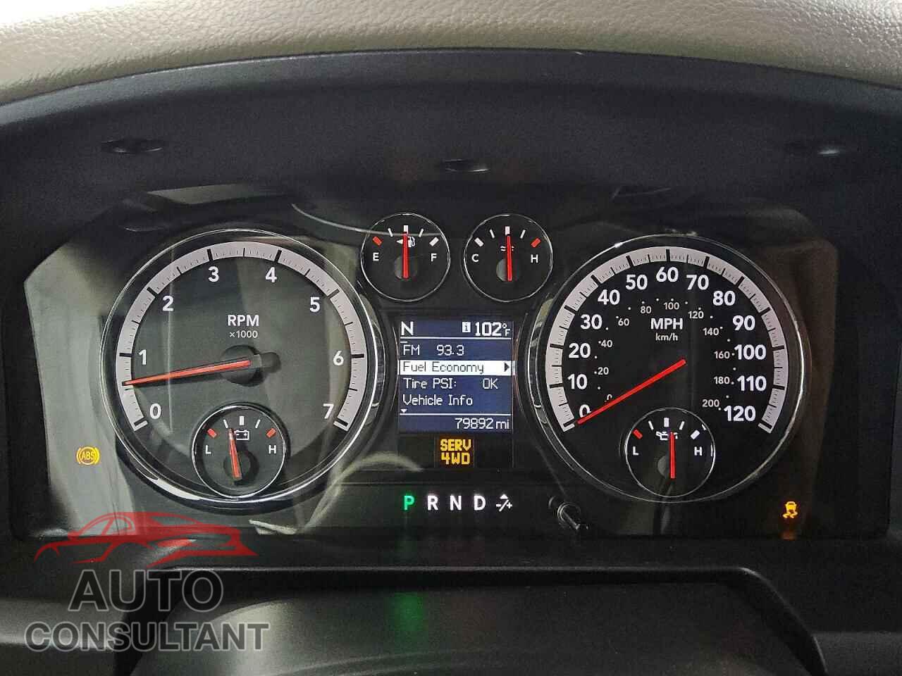 DODGE RAM 1500 2012 - 1C6RD7GT2CS155153